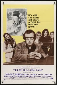 1y663 PLAY IT AGAIN, SAM 1sh 1972 Woody Allen, Diane Keaton, Jerry Lacy as Humphrey Bogart!