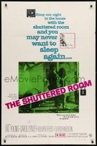 1y780 SHUTTERED ROOM 1sh 1968 Gig Young, Carol Lynley, what's inside must never be seen!