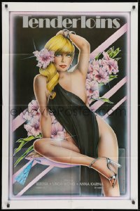 1y866 TENDERLOINS 1sh 1980 Penelope art of sexy barely-dressed Serena, x-rated!
