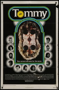 1y898 TOMMY 1sh 1975 The Who, Daltrey, mirror image, your senses will never be the same!