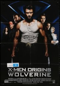 1z698 X-MEN ORIGINS: WOLVERINE DS Aust 1sh 2009 Hugh Jackman, Liev Schreiber, Huston, Marvel Comics!