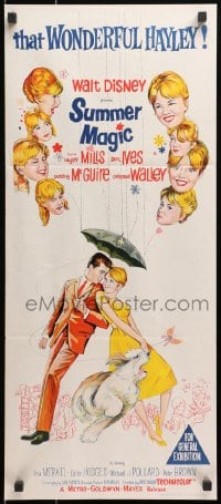 1z948 SUMMER MAGIC Aust daybill 1963 Hayley Mills, Burl Ives, Dorothy McGuire, Walley!