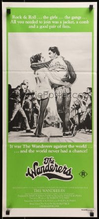 1z985 WANDERERS Aust daybill 1979 Ken Wahl in Kaufman's 1960s New York City teen gang cult classic