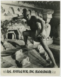 1z107 THIEF OF BAGDAD French LC R1950s incredible special fx of giant genie Rex Ingram at temple!