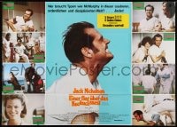 1z291 ONE FLEW OVER THE CUCKOO'S NEST German 33x47 1976 Jack Nicholson classic, different!