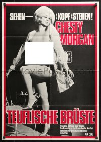 1z379 DEADLY WEAPONS German 1974 truly incredible image of sexy Chesty Morgan!