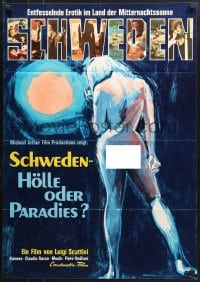 1z501 SWEDEN HEAVEN & HELL German 1969 where the facts of life are stranger than fiction!