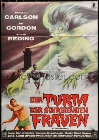 1z512 TORMENTED German 1963 art of the sexy she-ghost of Haunted Island, supernatural passion!