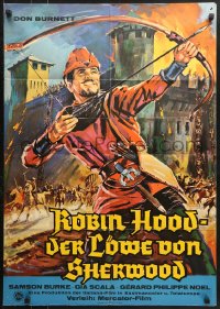 1z516 TRIUMPH OF ROBIN HOOD German 1965 Don Burnett, Gia Scala, directed by Umberto Lenzi!