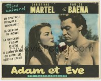 1z077 ADAM & EVE Canadian LC 1958 great images of man & woman in the Mexican Garden of Eden!