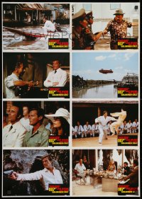 1z311 MAN WITH THE GOLDEN GUN German LC poster 1974 Roger Moore as James Bond, Ekland, Lee!