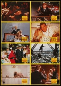 1z325 VIEW TO A KILL German LC poster 1985 images of Roger Moore as Bond, eight different images!