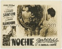 1z097 NIGHT IN DECEMBER Mexican LC 1948 Curtis Bernhardt's Nuit De Decembre, Pierre Blanchar!