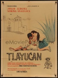 1z169 TLAYUCAN Mexican poster 1964 Luis Alcoriza's Tlayucan, Marco art of anguished couple!