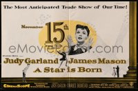 1z034 STAR IS BORN 2pg English trade ad 1954 Judy Garland, James Mason, George Cukor classic!