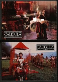 1z605 CALIGULA 16 German LCs 1980 Malcolm McDowell, Penthouse's Bob Guccione sex epic, rare!