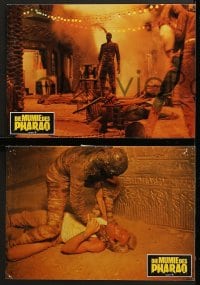 1z596 DAWN OF THE MUMMY 13 German LCs 1981 completely different images of the undead horror!
