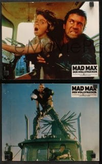 1z597 MAD MAX 2: THE ROAD WARRIOR 13 German LCs 1982 George Miller, Mel Gibson, different!