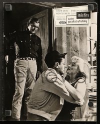 1z620 MISFITS 21 German LCs 1961 sexy Marilyn Monroe, Clark Gable, Montgomery Clift, John Huston!