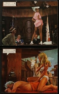 1z615 MYRA BRECKINRIDGE 18 German LCs 1970 Mae West, sexiest Raquel Welch, John Huston, Rex Reed!