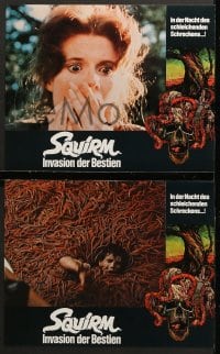 1z619 SQUIRM 20 German LCs 1976 it was the night of the crawling terror, wild worm images!