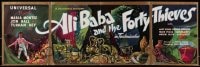 1z002 ALI BABA & THE FORTY THIEVES 8pg English trade ad 1943 Maria Montez, opens to 11x34 poster!