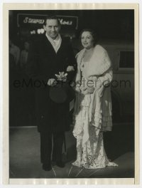 2a068 BEBE DANIELS/BEN LYON 6x8 news photo 1932 Hollywood couple at the premiere of Union Depot!