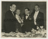 2a001 1935 ACADEMY AWARDS 8x10 still 1936 Bette Davis, Frank Capra, Victor McLaglen, Irving Thalberg