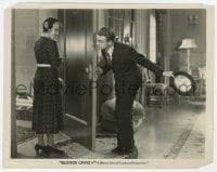 2a083 BLONDE CRAZY 8x10 still 1931 James Cagney greets sexy Joan Blondell as he opens the door!