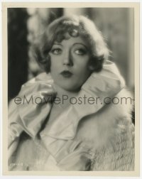2a124 CARDBOARD LOVER 8x10 still 1928 close up of glamorous Marion Davies wearing fur!
