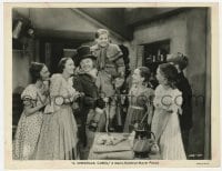 2a140 CHRISTMAS CAROL 8x10.25 still 1938 Gene Lockhart & wife Kathleen, Terry Kilburn as Tiny Tim!