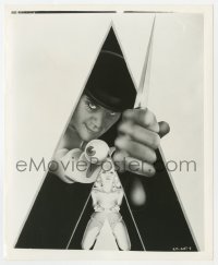 2a153 CLOCKWORK ORANGE 8x10 still 1972 Philip Castle art of Malcolm McDowell from all the posters!