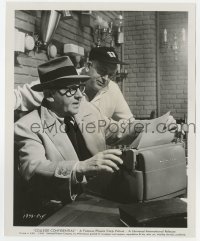 2a159 COLLEGE CONFIDENTIAL candid 8x10 still 1960 Walter Winchell & producer Albert Zugsmith!