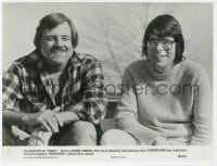 2a173 CREEPSHOW 7.25x9.5 still 1982 smiling portrait of George Romero & author Stephen King!