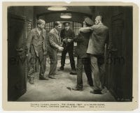 2a176 CRIMINAL CODE 8x10 still 1931 Walter Huston watches prisoner Boris Karloff take a hostage!