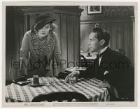 2a188 DANGEROUS 8x10 still 1935 Bette Davis standing over table where Franchot Tone is sitting!