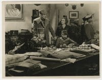 2a228 DISHONORED 8x10 key book still 1931 Victor McLaglen & Marlene Dietrich with officers!