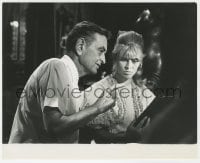 2a233 DOCTOR ZHIVAGO candid 8x10 still 1965 David Lean going over a scene with Julie Christie!
