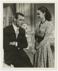2a250 DREAM WIFE deluxe 8x10 still 1953 c/u of Cary Grant with brunette beauty Betta St. John!
