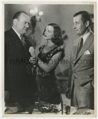 2a283 FALCON IN MEXICO 8.25x10 still 1944 sexy Mona Maris between Tom Conway & large man!