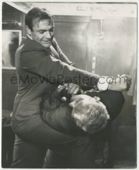 2a323 FROM RUSSIA WITH LOVE 8x10 still 1964 Sean Connery as James Bond beating up Robert Shaw!