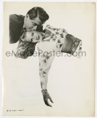 2a346 GILDA 8.25x10 still 1946 best romantic close up of beautiful Rita Hayworth & Glenn Ford!