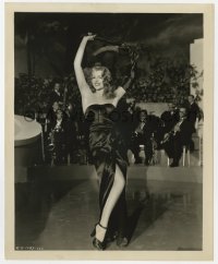 2a347 GILDA 8.25x10 still 1946 most iconic close up of sexy Rita Hayworth dancing in sheath dress!