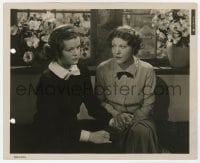 2a352 GIRLS' DORMITORY 8.25x10 still 1936 c/u of worried Simone Simon & Ruth Chatterton!