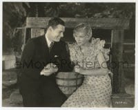 2a359 GOLDEN HARVEST deluxe 8x9 still 1933 c/u of Richard Arlen holding pretty Julie Haydon's hand!