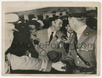 2a361 GONE WITH THE WIND 7x9.25 news photo 1939 Clark Gable & Carole Lombard at Atlanta premiere!