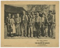 2a368 GRAPES OF WRATH 8x10 still 1940 wonderful portrait of Henry Fonda with the Joad family!