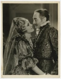 2a373 GREAT LOVER 8x10.25 still 1931 romantic close up of Adolphe Menjou & elegant Irene Dunne!