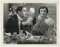 2a374 GREAT ZIEGFELD 8x10.25 still 1936 c/u of William Powell staring lovingly at Luise Rainer!