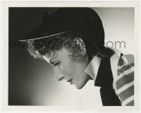 2a380 GRETA GARBO 8x10 still 1937 profile portrait in hat from Conquest by Clarence Sinclair Bull!